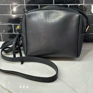 Perfect Mesa mini Portland leather crossbody black leather EUC